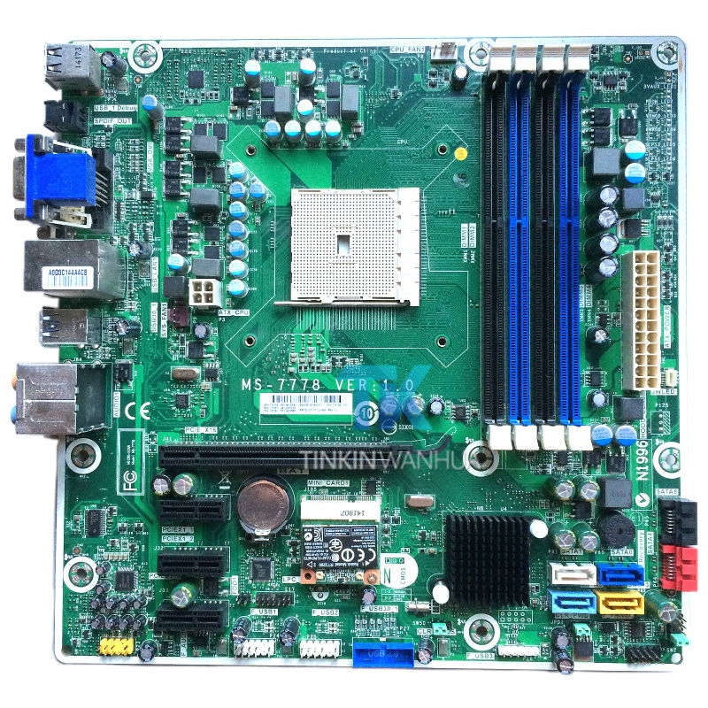 716188-001 717067-501 Genuine HP Jasmine-R MS-7778 Motherboard F - Click Image to Close